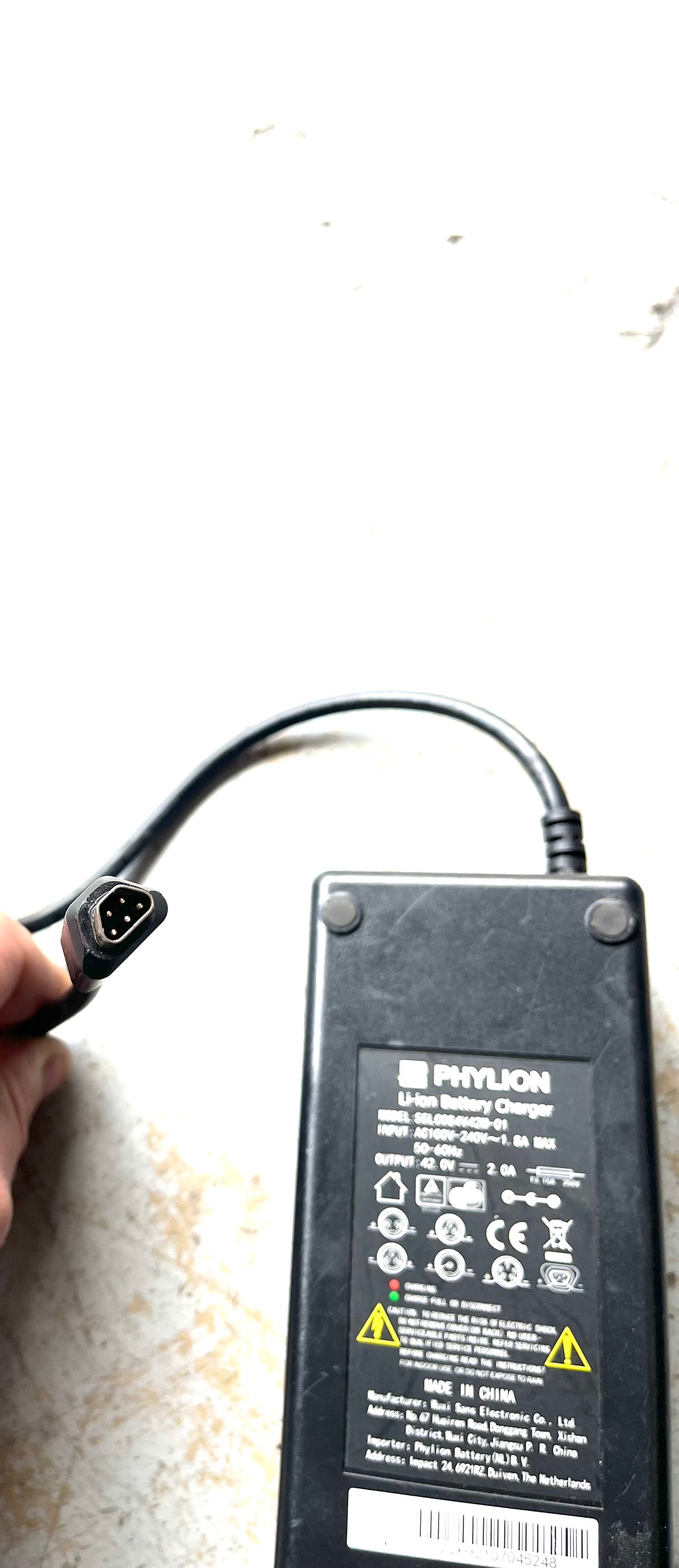Stella Type 2 acculader van Phylion 36V 2A ✅